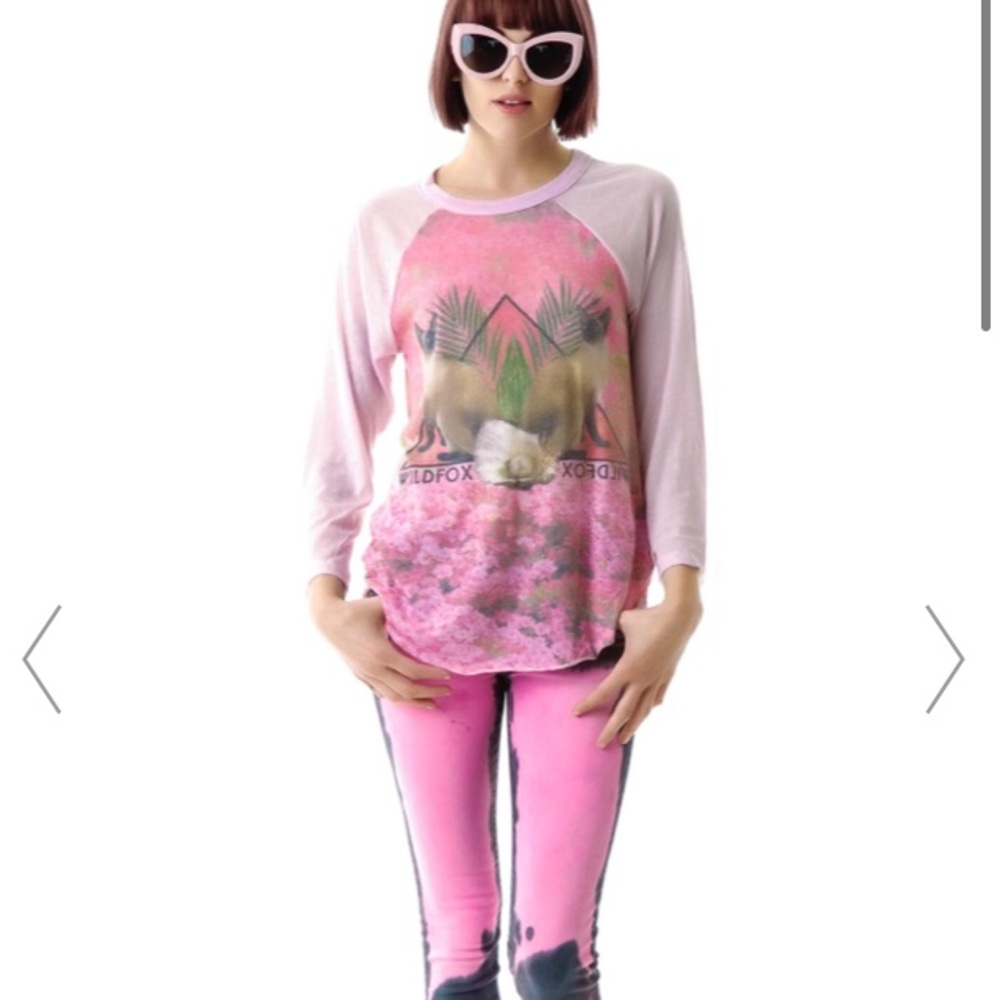 Wildfox HAMPTONS GARDEN PARTY '79 RAGLAN Tee